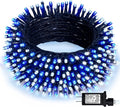 JMEXSUSS 66ft 200 LED Blue and White Outdoor Christmas String Lights, Expandable by JMEXSUSS