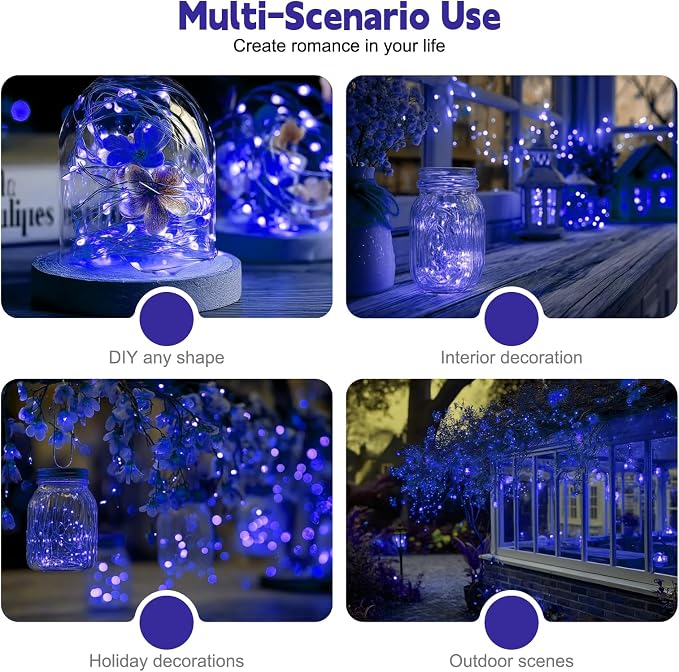 ZSJWL 6 Pack Rechargeable Fairy Lights - Image 8