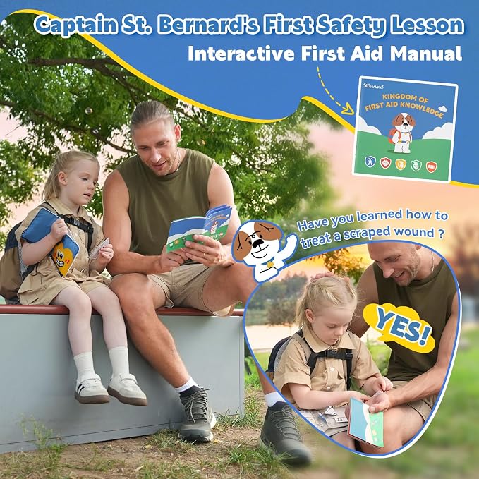 StBernard First Aid Kit for Kids, Small Pocket Size Medical Kit - Image 5