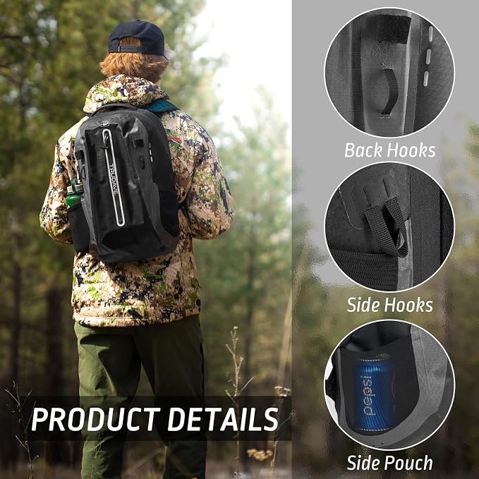 Trudave Waterproof Backpack, Waterproof Submersible Backpack, Floating TPU - Image 5