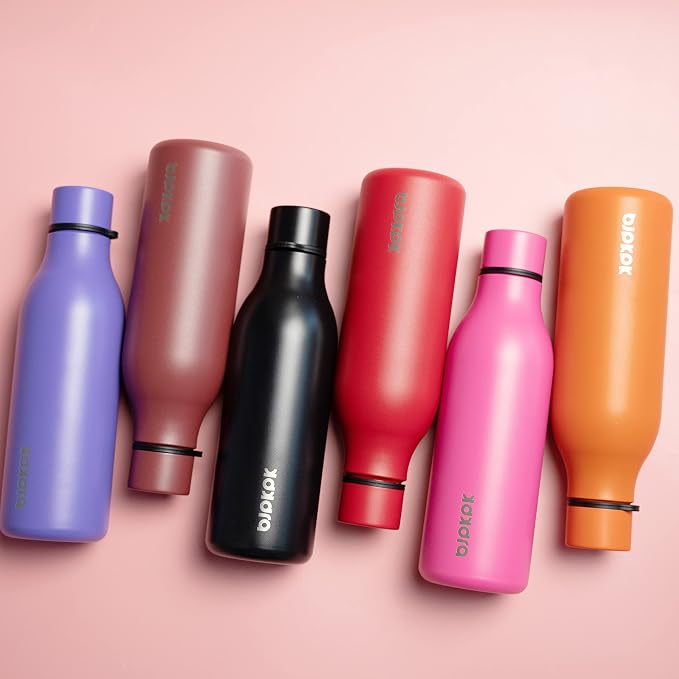BJPKPK Insulated Water Bottles, 18 oz Stainless Steel Metal Water Bottle - Image 4
