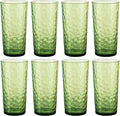 24-ounce Plastic Tumblers, Acrylic Drinking Glasses High-Balls, Reusable by ZAINCA