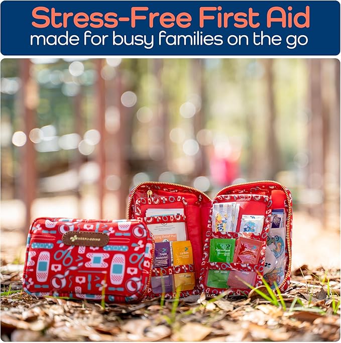 KeepGoing Travel First Aid Kit for Kids – 130 Pc. for Car, Diaper Bag & Backpack - Image 5