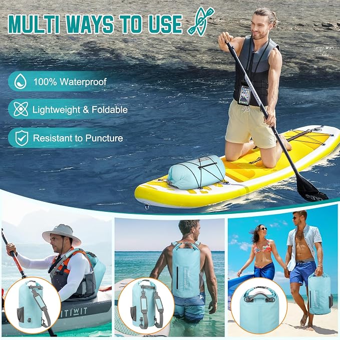 BKNOOU Dry Bag Waterproof Backpack - Image 5