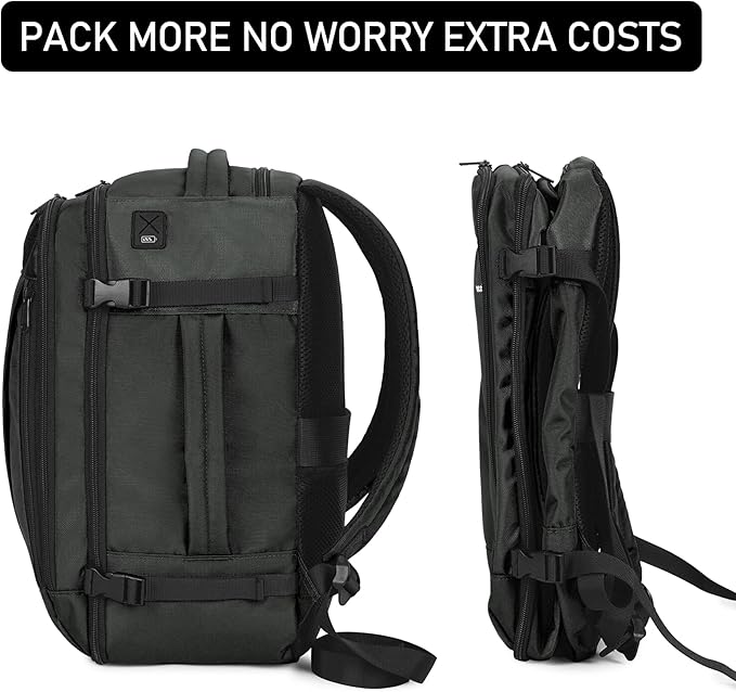 ECOHUB Travel Backpack 18x14x8 Spirit Airlines Personal Item Bag Carry On - Image 6