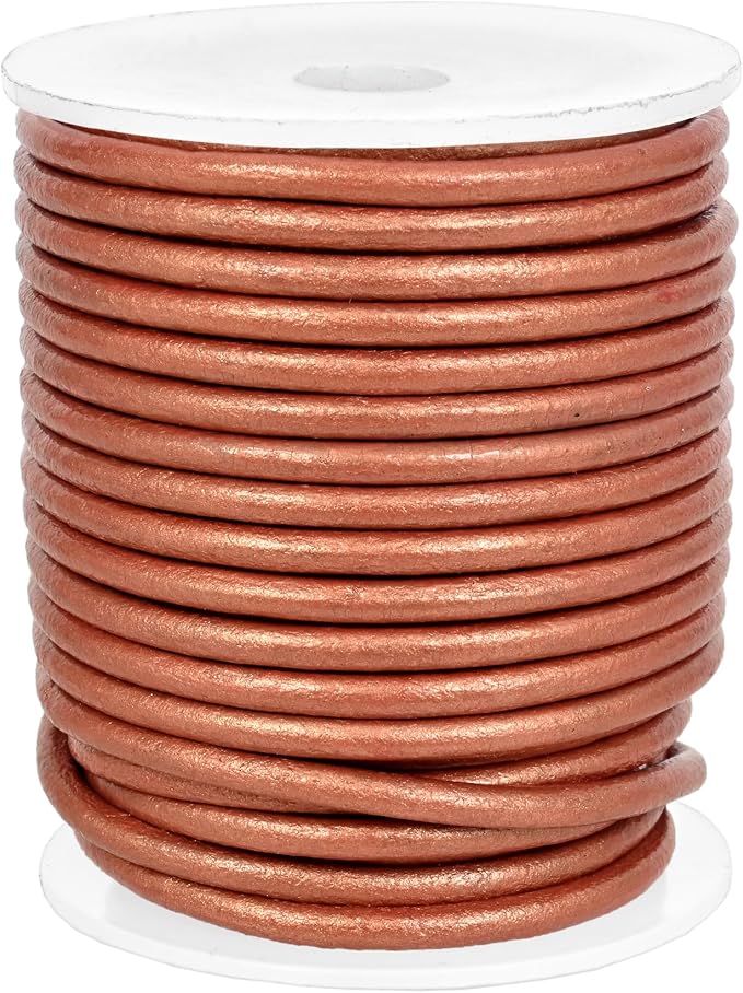 GENIQUE Real/Genuine Round Leather String Cord - Image 2