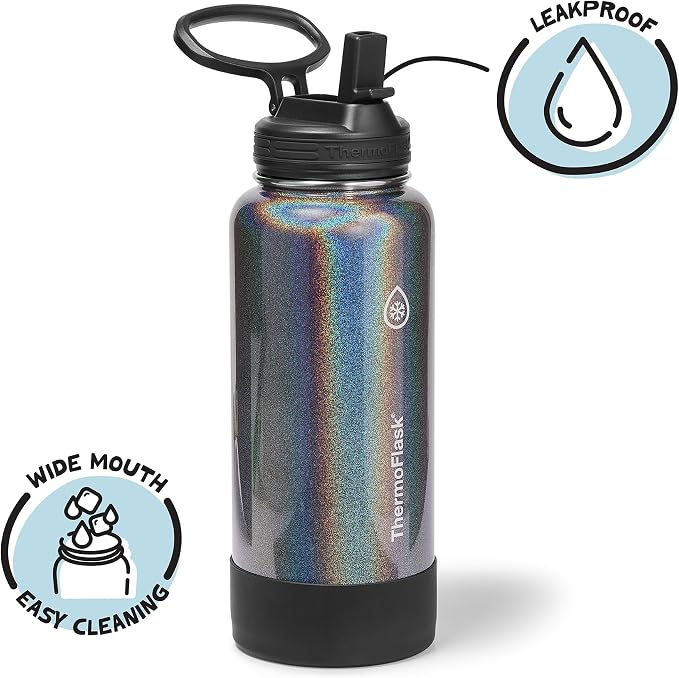 ThermoFlask 32 oz Double Wall Vacuum Insulated Stainless Steel Water Bottle - Image 3
