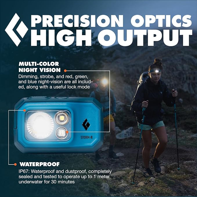 BLACK DIAMOND Storm 500-R Rechargeable Headlamp | 500 Lumens Brightness | - Image 4