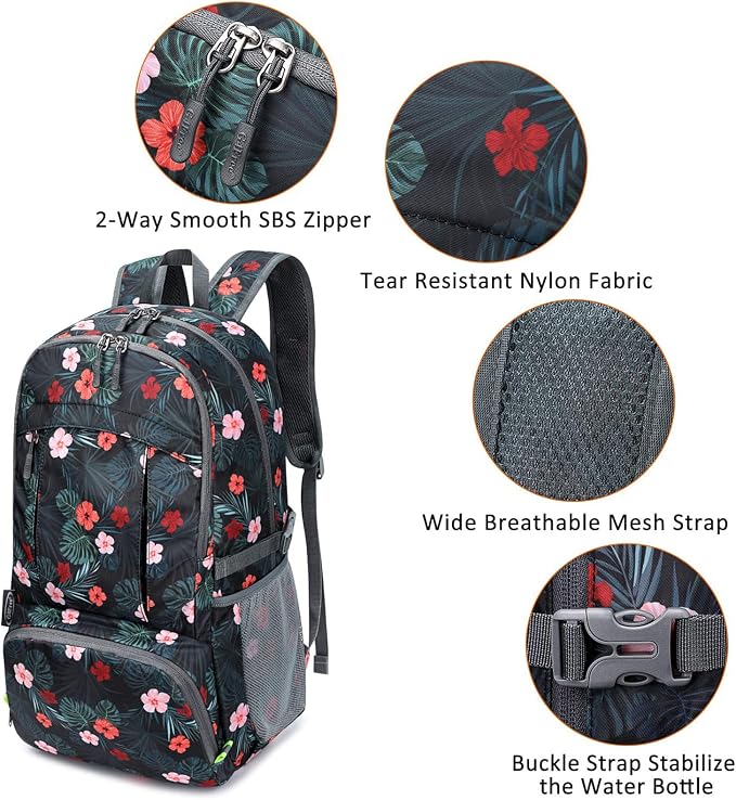 G4Free 40L Lightweight Packable Hiking Backpack, Waterproof Travel Daypack - Image 5