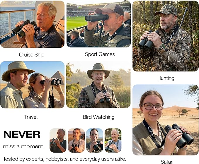 Hontry 8x42 Binoculars with IPX6 Waterproof Protection - Image 8