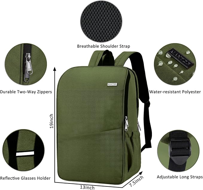 MAXTOP Deep Storage Laptop Backpack Business Anti-theft Backpacks College - Image 5
