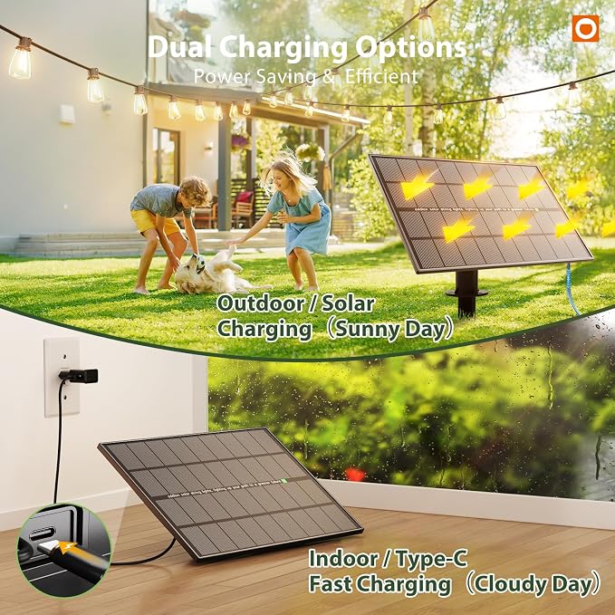 addlon 102FT Solar String Lights Outdoor Waterproof - Image 7