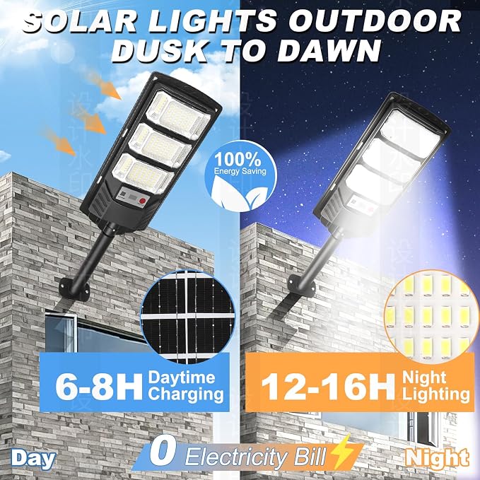 Solar Lights Outdoor Waterproof 2 Pack - Image 2