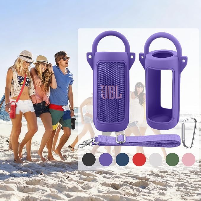 for JBL Grip Portable Waterproof Speaker Silicone Case, Portable Travel Soft - Image 8