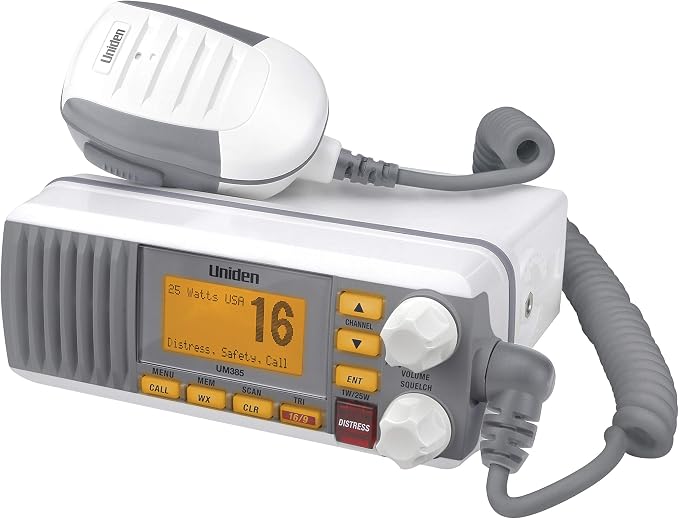 Uniden UM385 25 Watt Fixed Mount Marine Vhf Radio, Waterproof IPX4 - Image 7