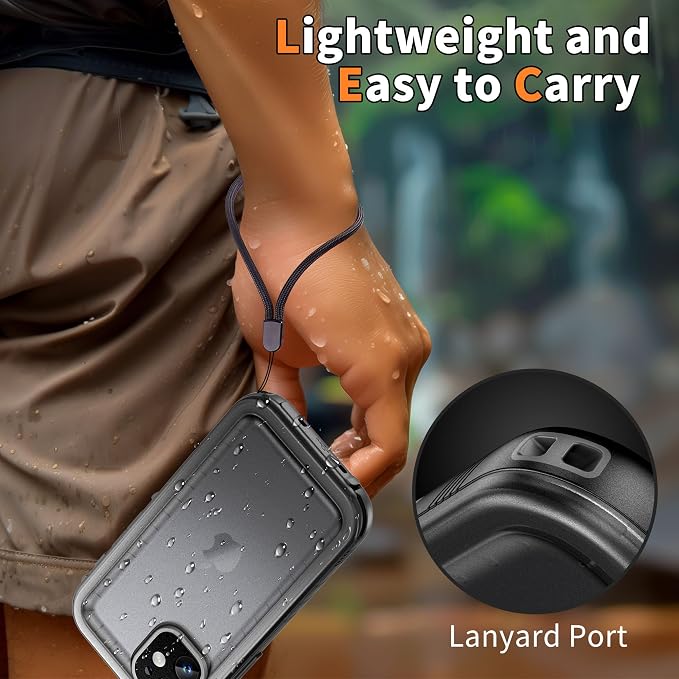 Cozycase Compatible with Waterproof iPhone 11 case, Built-in Screen Protector - Image 9