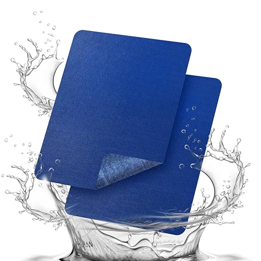 Waterproof Fabric Repair Patch, 9×11Inch 2 Pcs Self-Adhesive Fabric Repair Kit by ForABetterHomeLife