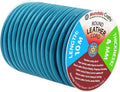 Mandala Crafts Round Genuine Teal Leather Cord by MandalaCrafts