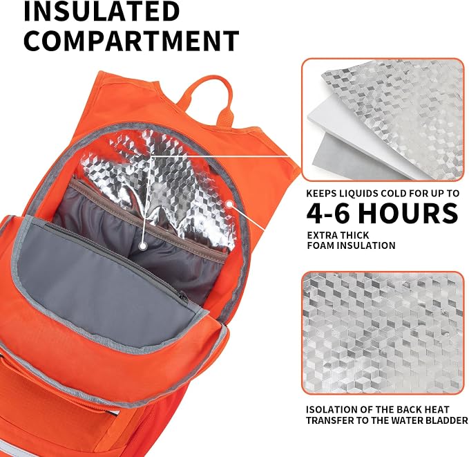 KABAQOO Hydration Backpack, 18L Multipurpose Hiking Backpack - Image 5