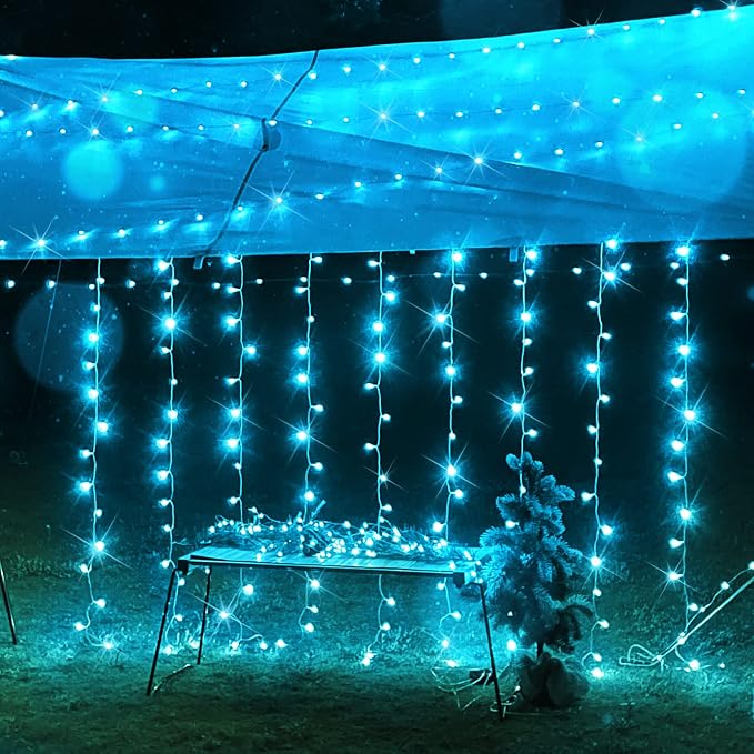 suddus Curtain Lights for Bedroom, 200 Led 6.5ft x 6.5ft Hanging String Lights - Image 3