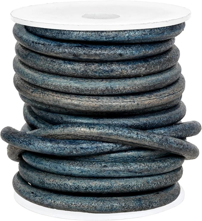 GENIQUE Real/Genuine Round Leather String Cord - Image 2