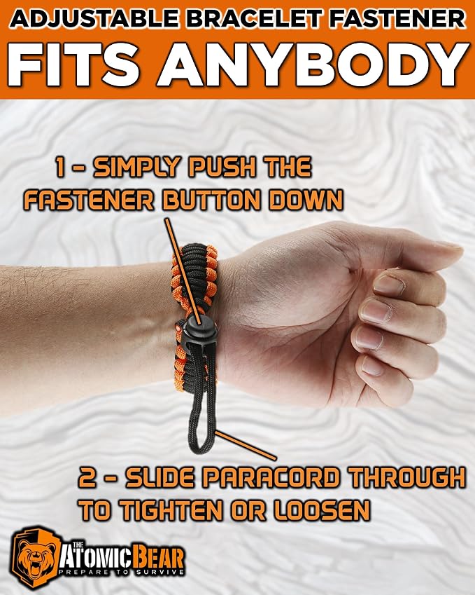 Atomic Bear Paracord Bracelet - Image 4