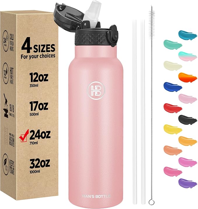 Han's Bottle Sports Water Bottle - 24 Oz by han%27s+bottle