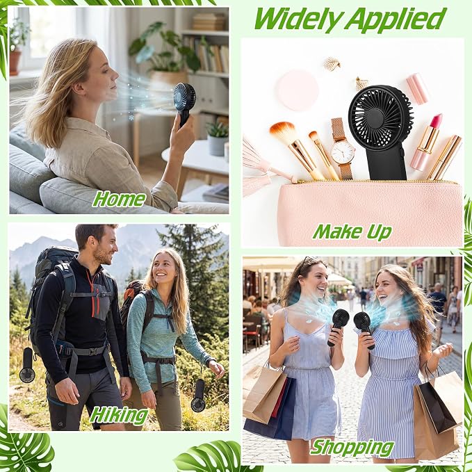 Sumind 12 Pcs Small Personal Portable Fan Mini Handheld Bulk 1 Speed Electric - Image 5