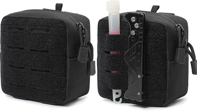 2 Pack Mini Tactical Molle Compact Ammo Pouch by Katadem