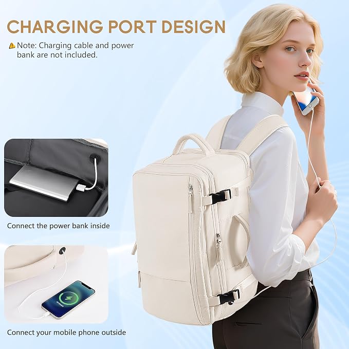 Beraliy Travel Backpack Airline Approved, Carry on Backpack, 16 Laptop Backpack - Image 4