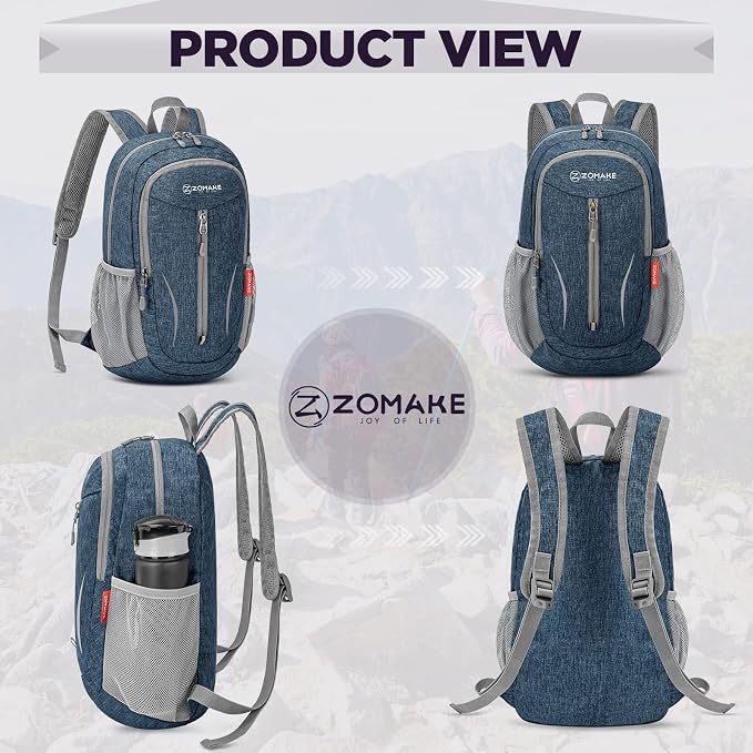 ZOMAKE Ultra Lightweight Packable Backpack 10L, Small Foldable Backpacks Hiking - Image 4