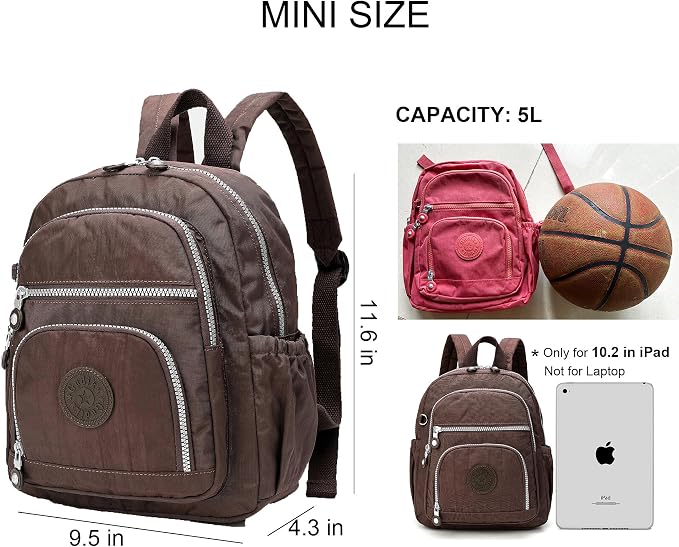 Mini Hiking Waterproof Backpack Purse - Image 3