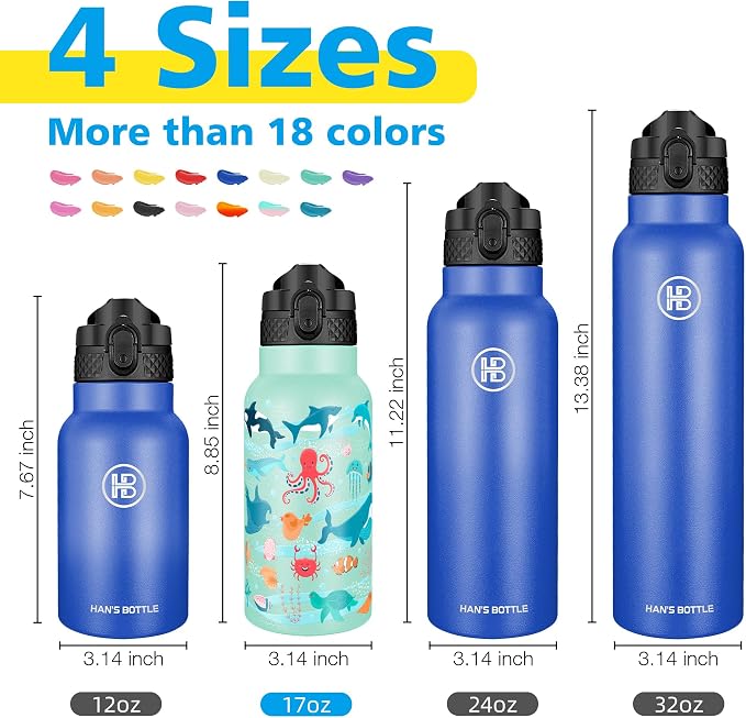 Han's Bottle Kids Water Bottle - Image 2