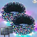 JMEXSUSS 2 Pack Solar String Lights Outdoor Waterproof, Total 400 LED 151FT by JMEXSUSS