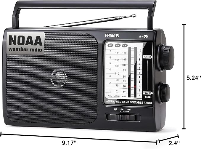 NOAA Weather AM FM Portable Radio - Image 8