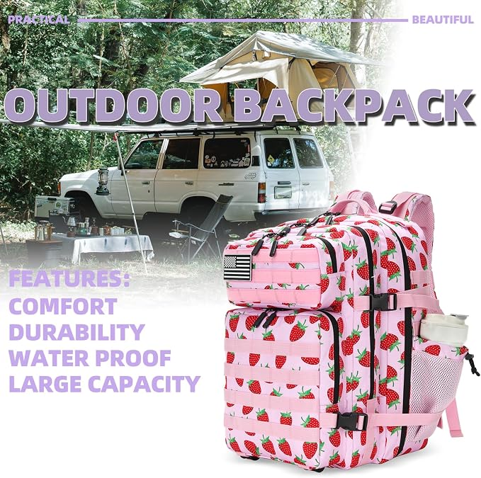 Lovelinks21 25L Tactical Military Backpack Small Travel Rucksack - Image 6