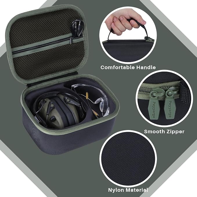 Storage Case Compatible with Walker's Razor Slim Shooting Hearing Protection - Image 5