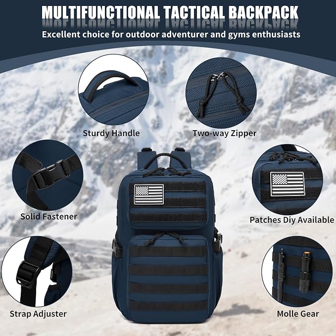 Wotony Military Tactical Backpack - Image 4