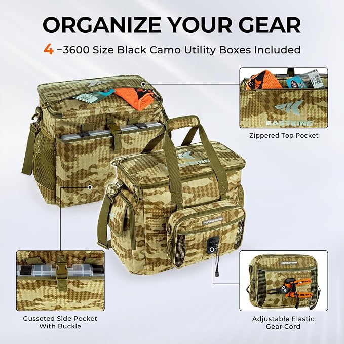 KastKing BaitSpace Fishing Tackle Bag - Image 5