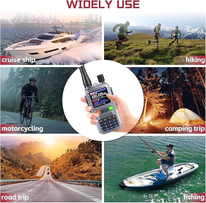 BAOFENG UV5RMINI Two Way Radio NOAA Weather Radio Dual PTT 999CH Survival APP - Image 8