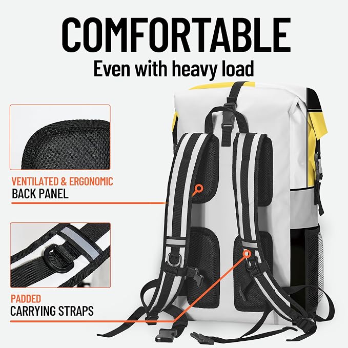 Dry Bag Waterproof Backpack for Women Men, 5L Small Roll Top Lightweight Dry - Image 6
