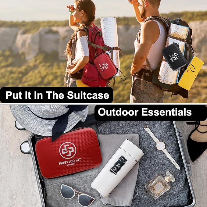 VRIEXSD Premium First Aid Kit, 320 Piece Waterproof Hard Shell Eva First Aid Kit - Image 6