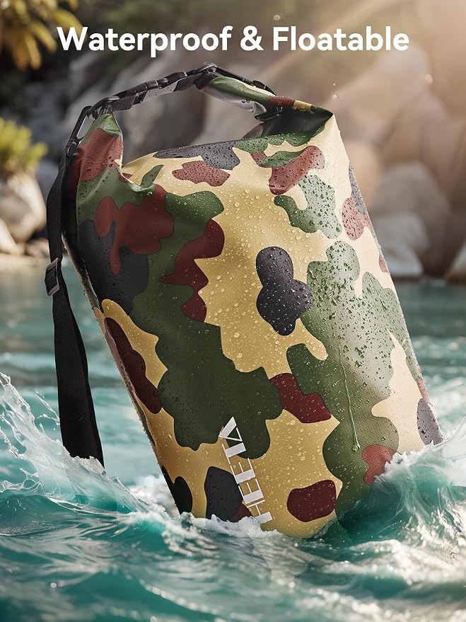 HEETA Waterproof Dry Bag for Women Men, 5L/10L/20L/30L/40L Roll Top Lightweight - Image 3