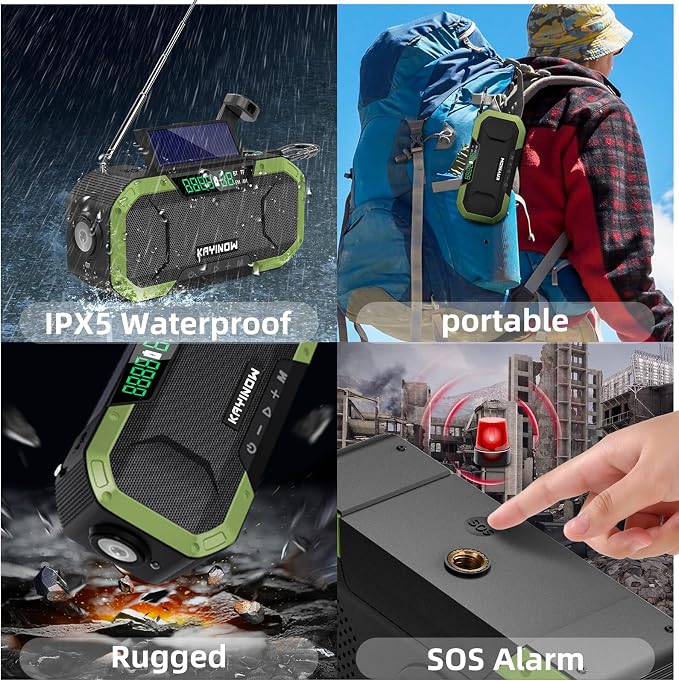 Hand Crank Solar Power Emergency Radio - Image 7