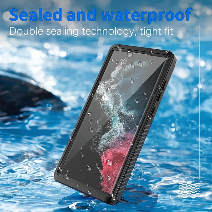 for Samsung Galaxy S22 Ultra Case, IP68 Waterproof Dustproof Case, Full Body - Image 4