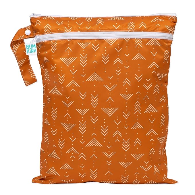 Bumkins Waterproof Wet Dry Bag for Baby, Swim Suit, Cloth Diapers, Pump Parts by Bumkins