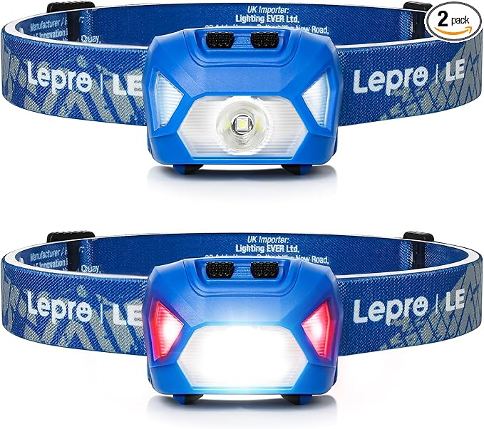 Lepro 320015 Battery Powered Headlamp by Lepro
