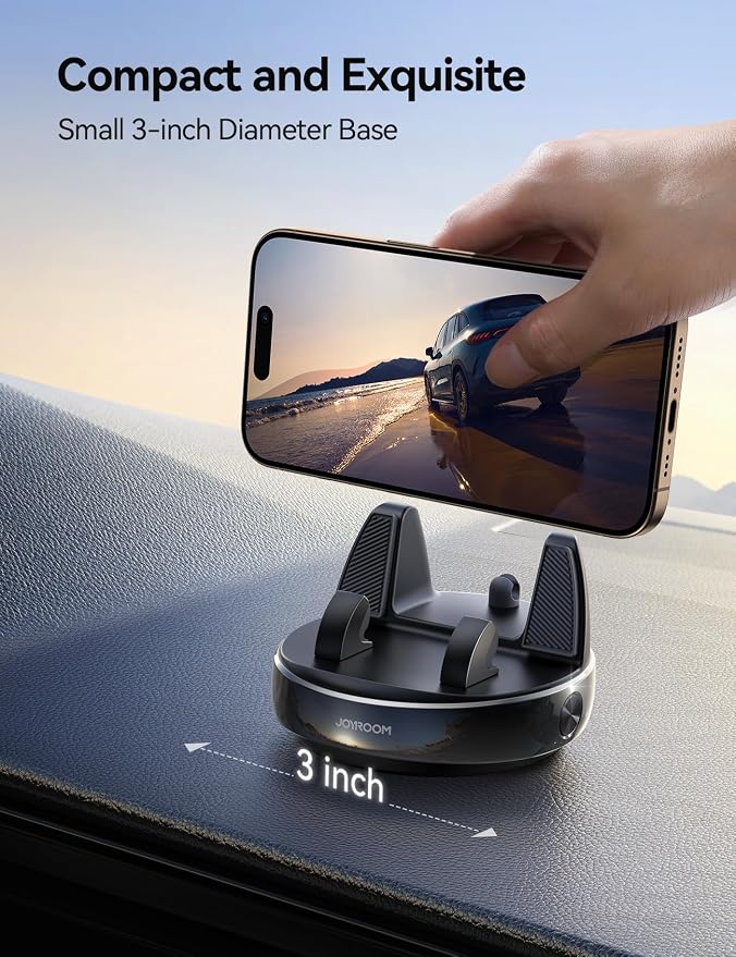 JOYROOM Car Phone Holder Mount, 360° Adjustable & Avoid Sun Glare Phone Holder - Image 2