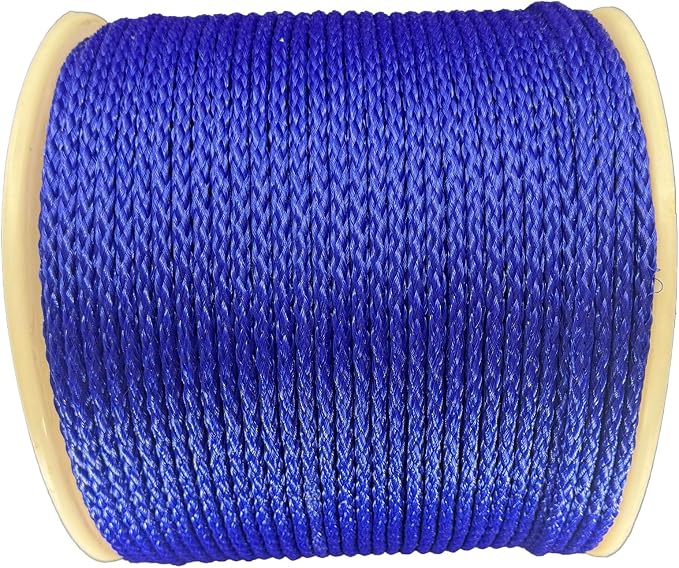 #8 X 1000' Blue Hollow Braid POLYPRO Rope - Image 2