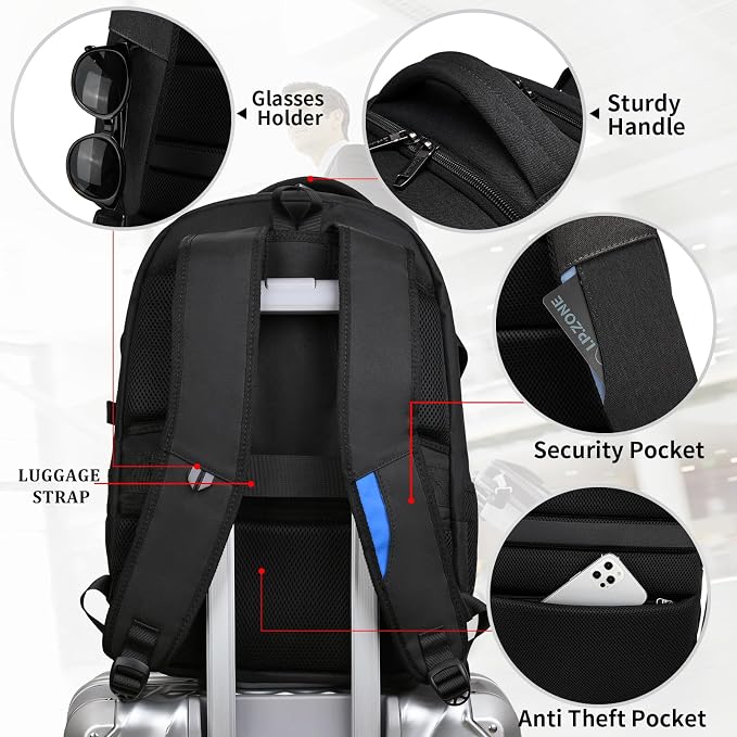 DUSLANG 17 Inch Laptop Backpack - Image 6